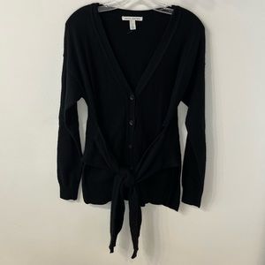 Autumn cashmere tie sweater